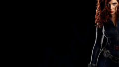 Scarlett Johansson Actress Black