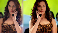 Scarlett Johansson Actress Black