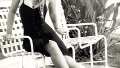 Scarlett Johansson Actress grayscale