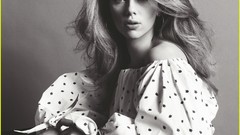 Scarlett Johansson Actress grayscale