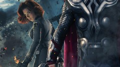 Scarlett Johansson chris hemsworth thor Black Widow movie 