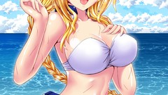 Scars bikini Kyoukai Senjou no Horizon Mary Stuart