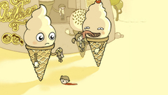 Scary ice cream children