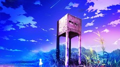 Scenic Anime skyscapes anime