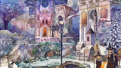 Scenic snowflakes Anime