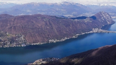 Scenic vista sul lago