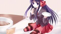 School anime girls cuffs