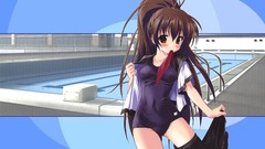 School anime girls swimsuits school swimsuits komatsu