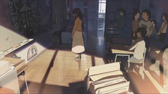 School classroom Makoto Shinkai