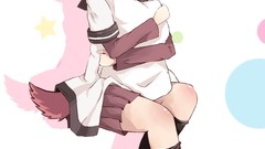 School uniforms animal ears