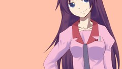 School uniforms bakemonogatari purple