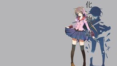 School uniforms bakemonogatari senjougahara hitagi 