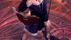 School uniforms fantasy art