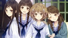 School uniforms hanasaku iroha matsumae ohana oshimizu nako 