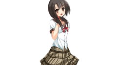 School uniforms kore wa zombie desu ka Simple Background