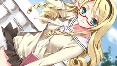 School uniforms meganekko Momoiro