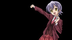 School uniforms open mouth mahou sensei negima izumi ako 