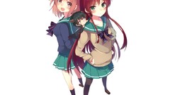 School uniforms pantyhose mishima kurone hataraku maou-sama 