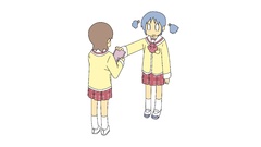School uniforms Simple Background Nichijou Aioi Yuuko