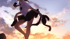 School uniforms skirts glasses