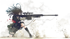 School uniforms snipers Anime