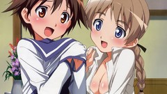 School uniforms strike witches miyafuji yoshika lynette bishop 