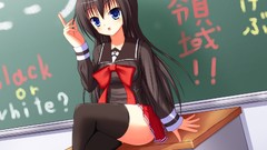 School uniforms thigh highs