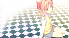 School uniforms twintails shirai