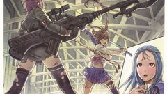 School uniforms weapons yamashita