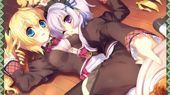 School uniforms yuri Anime