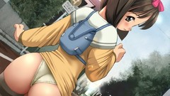Schoolgirls anime girls school uniforms ecchi