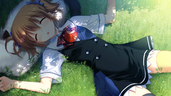 Schoolgirls game cg sleeping