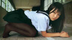 Schoolgirls school uniforms tights sailor uniforms