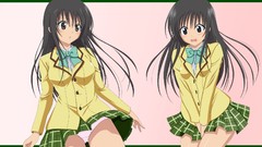 Schoolgirls skirts anime girls