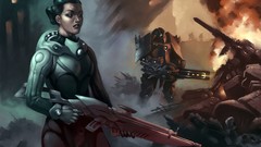 Sci-fi artwork upscaled