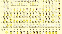 Science elements charts artwork Periodic Table infographics