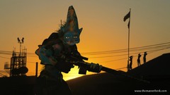 Science fiction alien art of war