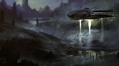 Science fiction artwork digital art