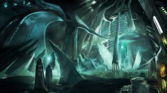 Science fiction artwork futuristic