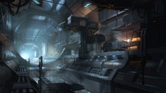 Science fiction artwork futuristic