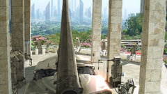 Science fiction artwork shuttle