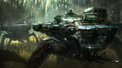 Science fiction artwork upscaled