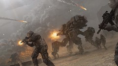 Science fiction battles artwork fantasy art