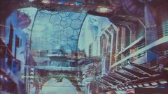 Science fiction cityscapes artwork