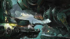 Science fiction cityscapes artwork digital art futuristic