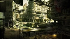 Science fiction cityscapes artwork digital art futuristic