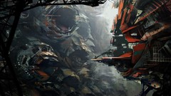 Science fiction cityscapes artwork digital art futuristic 