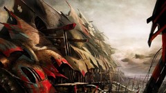 Science fiction cityscapes artwork digital art futuristic 