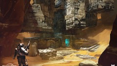 Science fiction concept art artwork video games bungie 
