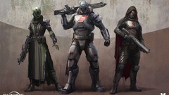 Science fiction concept art video games bungie guardians 
